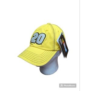 NASCAR Racing #20 Matt Kenseth Yellow Hat Cap New